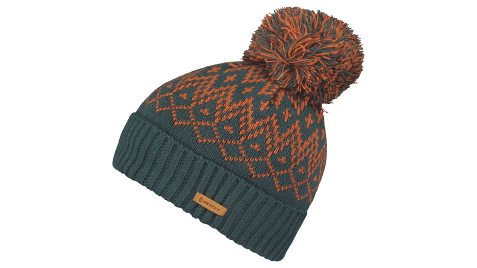 SCOTT MTN 40 PAK-3 Beanie - Womens, Aruba Green/Earth Red, One Size, 2836857364222