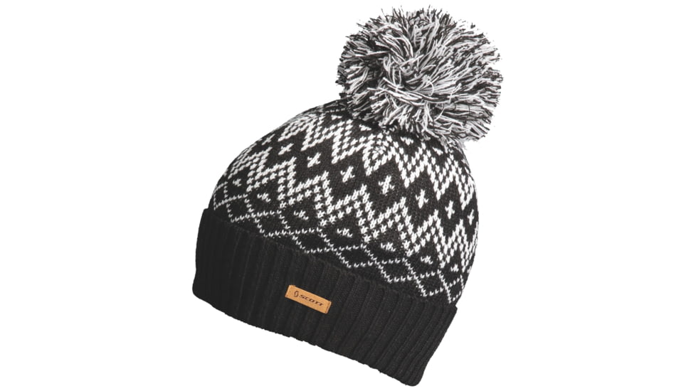 SCOTT MTN 40 PAK-3 Beanie - Womens, Black/White, One Size, 2836851007222
