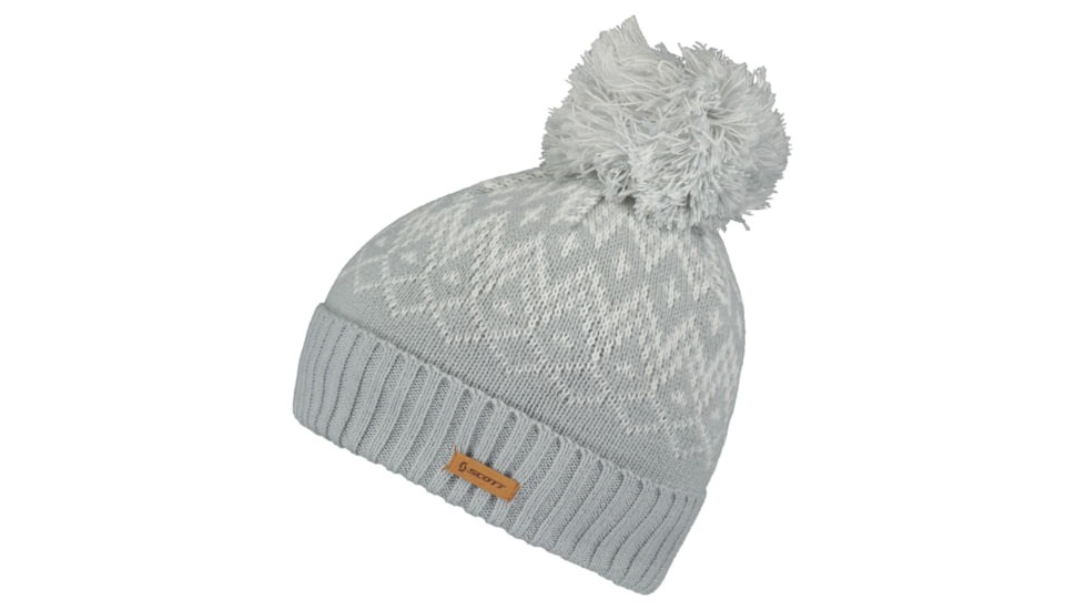 SCOTT MTN 40 PAK-3 Beanie - Womens, Light Grey/White, One Size, 2836851611222