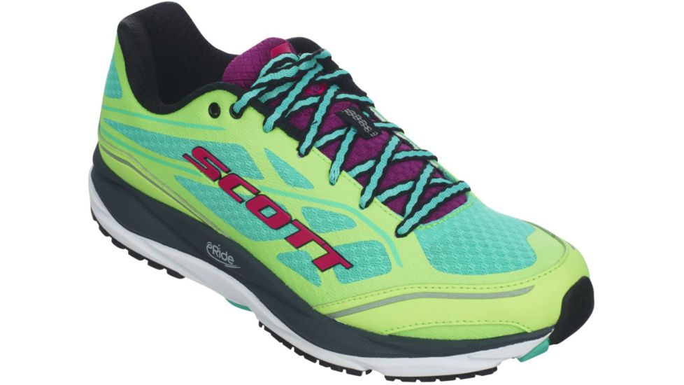 SCOTT Palani Support Road Running Shoe - Women's-Green/Pink-Medium-6