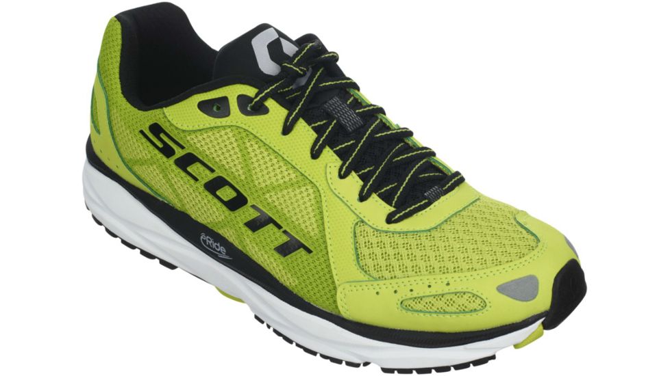 Palani Trainer Road Running Shoe - Mens-Green/Black-Medium-9.5