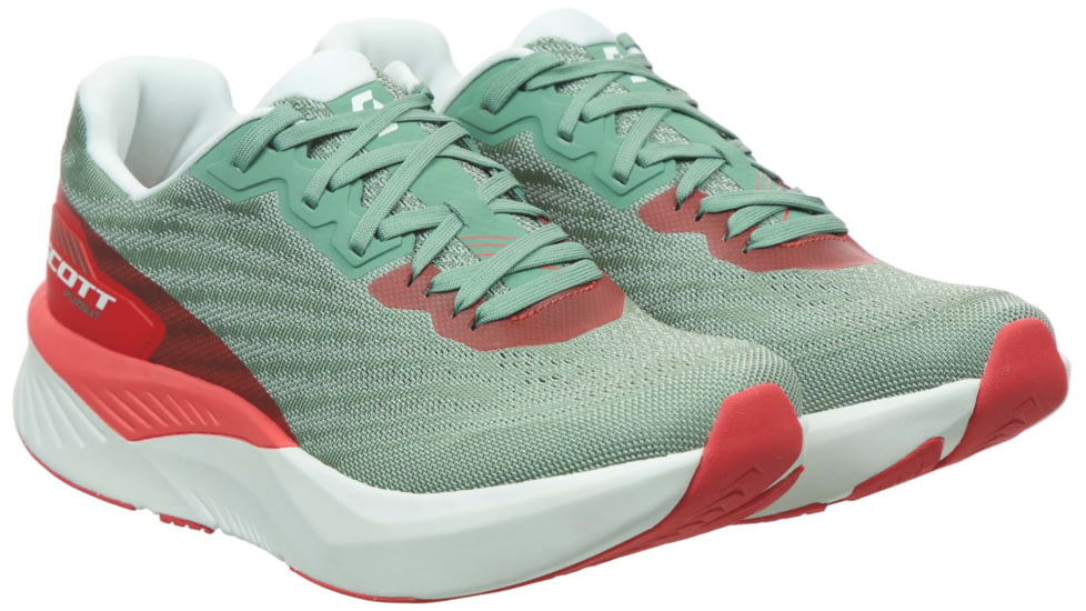 SCOTT Pursuit Shoes - Womens, Frost Green/Coral Pink, 8, 2878317193390-8