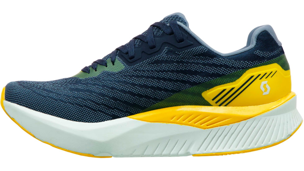 SCOTT Pursuit Shoes - Womens, Midnight Blue/Sun Yellow, 10, 2878317179420-10