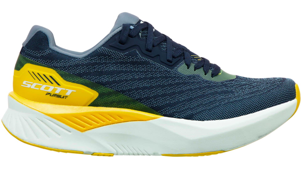SCOTT Pursuit Shoes - Womens, Midnight Blue/Sun Yellow, 10, 2878317179420-10