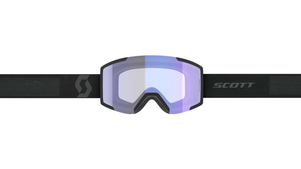 SCOTT Shield Goggle, Mineral Black/Illuminator Blue Chrome, 2778377413342
