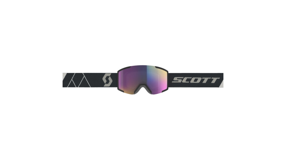 SCOTT Shield Goggle, Mountain Black/Enhancer Teal Chrome, 2778376663315