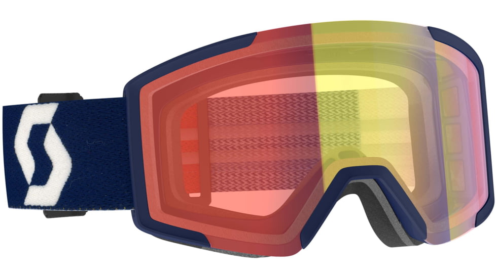 SCOTT Shield Goggle, Retro Blue/Illuminator Red Chrome, 2778377409310
