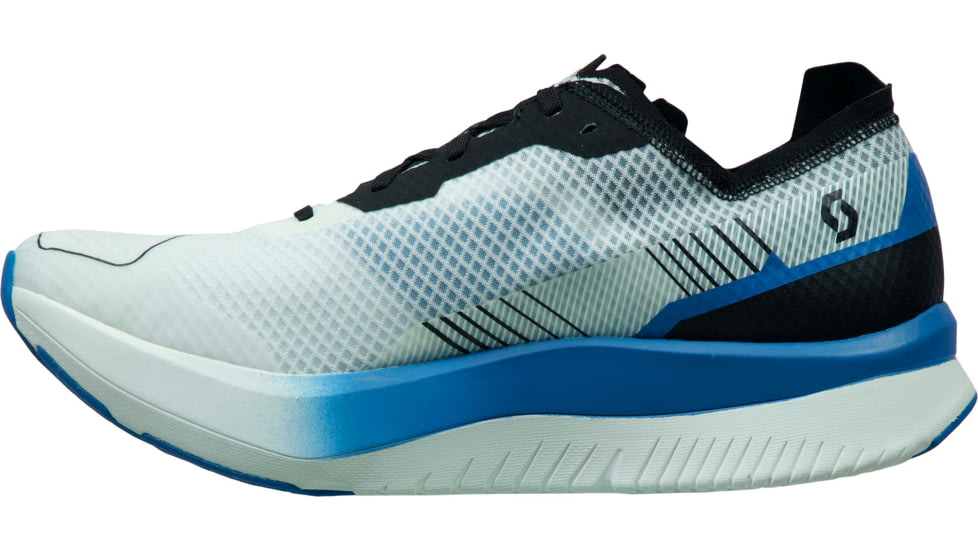 SCOTT Speed Carbon RC Shoes - Mens, White/Storm Blue, 11, 2878287199450-11