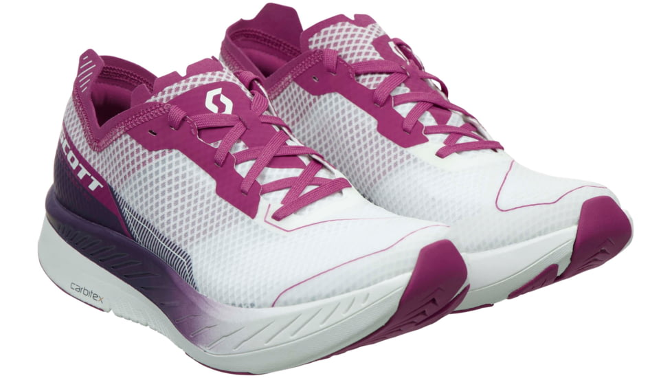 SCOTT Speed Carbon RC Shoes - Womens, White/Carmine Pink, 9, 2878297200405-9