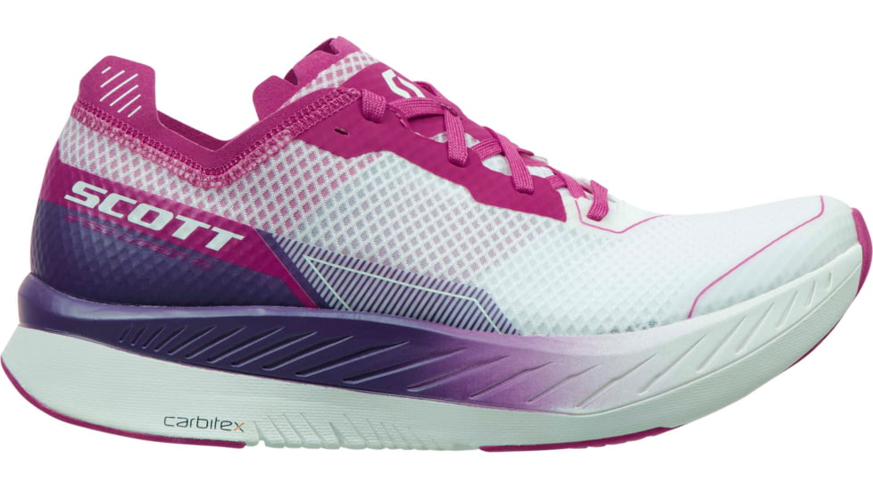 SCOTT Speed Carbon RC Shoes - Womens, White/Carmine Pink, 9, 2878297200405-9