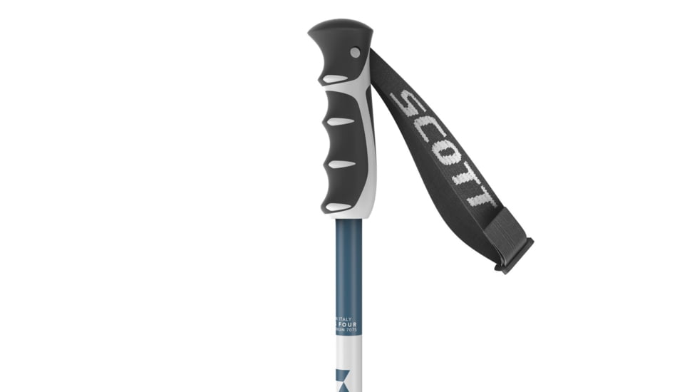 SCOTT Sun Valley Poles, Retro Blue/Red, 54in, 2918836667135