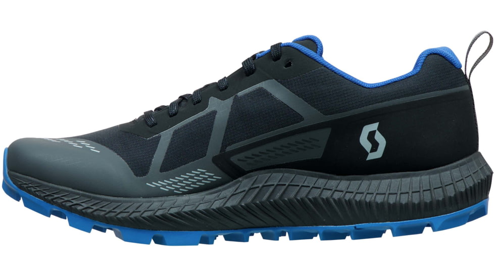 SCOTT Supertrac 3 Shoes - Mens, Black/Storm Blue, 9.5, 2878207013430-9.5