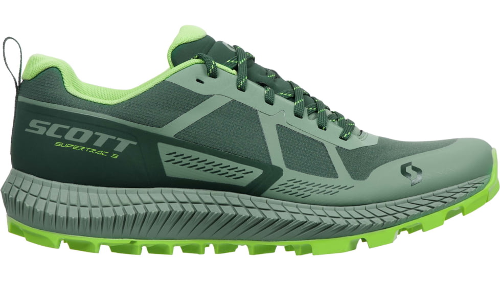 SCOTT Supertrac 3 Shoes - Mens, Smoked Green/Frost Green, 9.5, 2878207187430-9.5