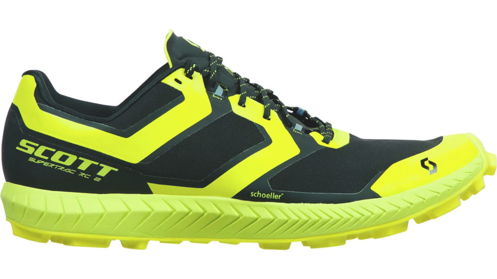 SCOTT Supertrac RC 2 Shoes - Mens, Black/Yellow, 9, 2797621040008-9