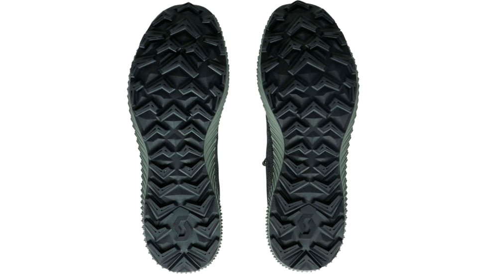 SCOTT Supertrac Ultra RC Shoes - Mens, Black/Frost Green, 9.5, 2676827133009-9.5