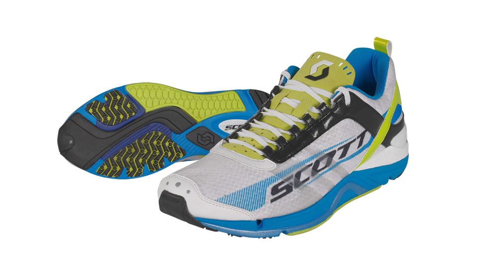 SCOTT T2 Comp Running Shoe - Men's-10.5 US-White/Blue