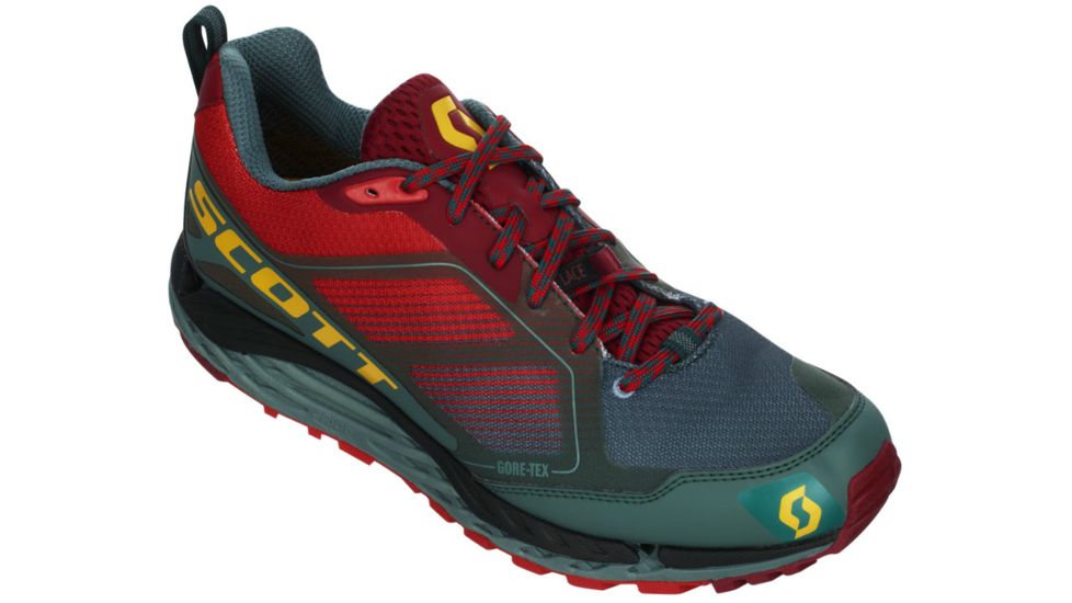 SCOTT T2 Kinabalu GTX 3.0 Trail Running Shoe - Men's-Red/Grey-Medium-8