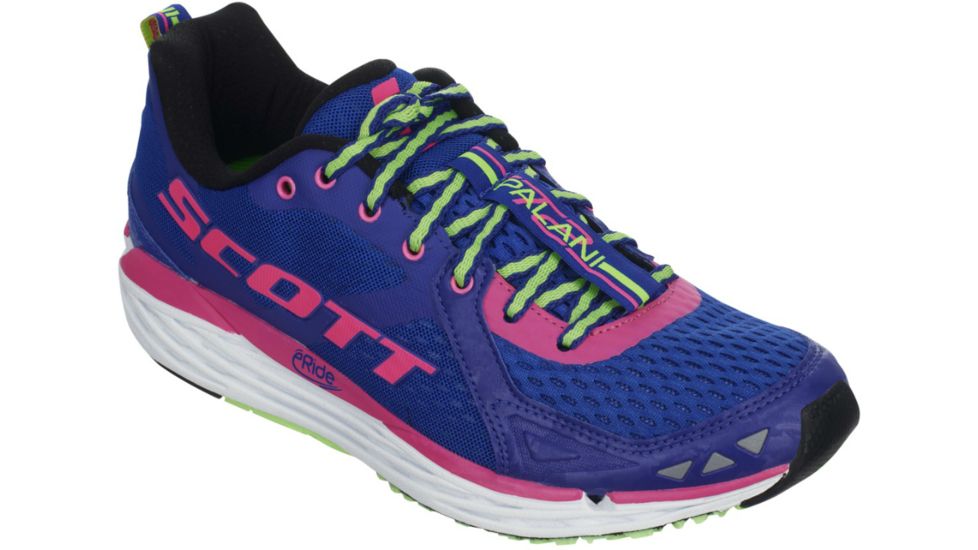 T2 Palani Road Running Shoe - Womens-Blue/Pink-Medium-7.5