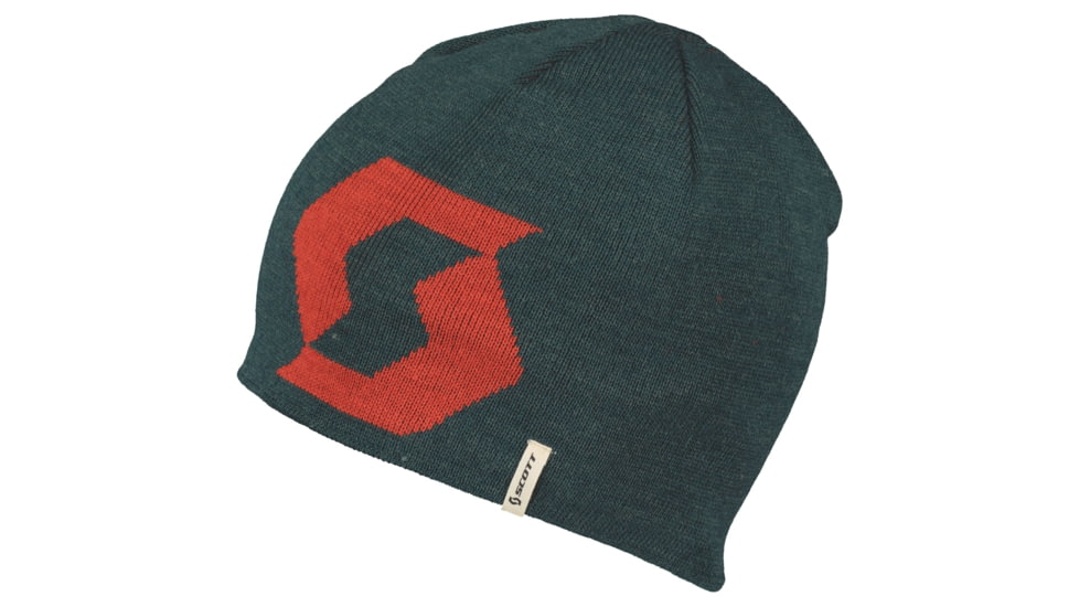 SCOTT Team 10 PAK-3 Beanie, Aruba Green/Magma Red, One Size, 2723067366222