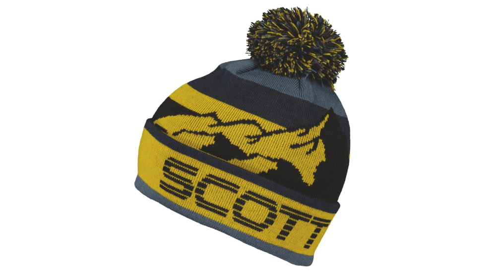 SCOTT Team 40 PAK-3 Beanie, Mellow Yellow/Metal Blue, One Size, 2836937376222