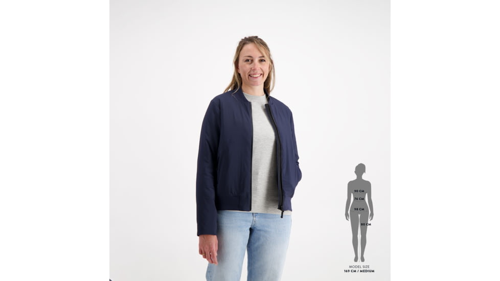 SCOTT Tech Bomber Jacket - Womens, Dark Blue, Medium, 4001220114010