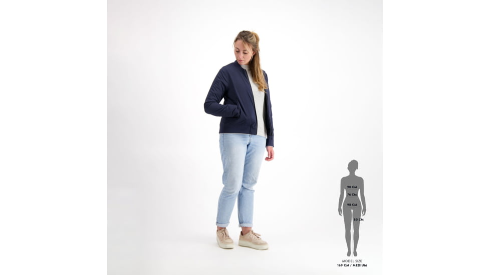 SCOTT Tech Bomber Jacket - Womens, Dark Blue, Medium, 4001220114010