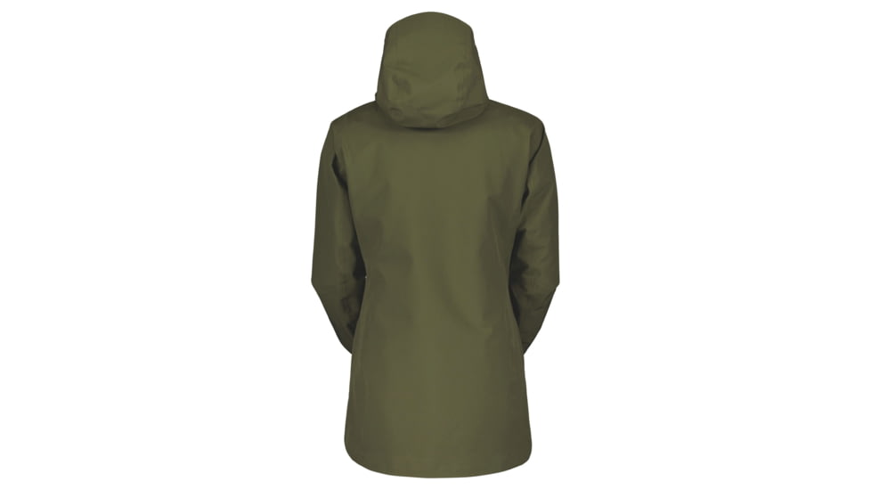 SCOTT Tech Coat 3L Jacket - Womens, Fir Green, 2XS, 4001237340004