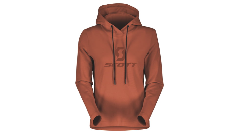 SCOTT Tech Hoody - Womens, Earth Red, Extra Small, 4032927368006