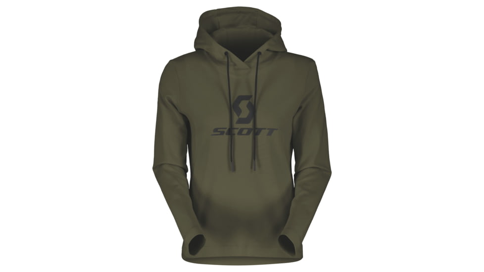 SCOTT Tech Hoody - Womens, Fir Green, Large, 4032927340012