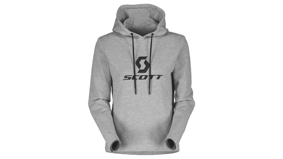 SCOTT Tech Hoody - Womens, Grey Melange, Large, 4032921920012