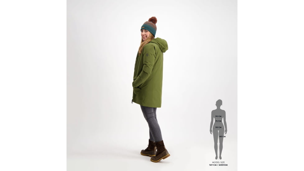 SCOTT Tech Parka Jacket - Womens, Fir Green, 2XS, 4001207340004