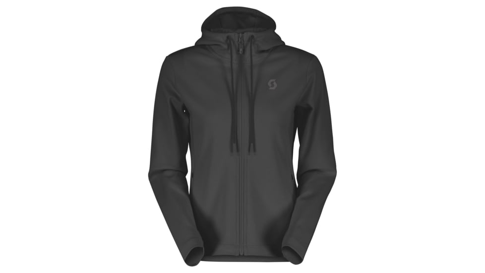 SCOTT Tech Zip Hoody - Womens, Black, Small, 4032910001008