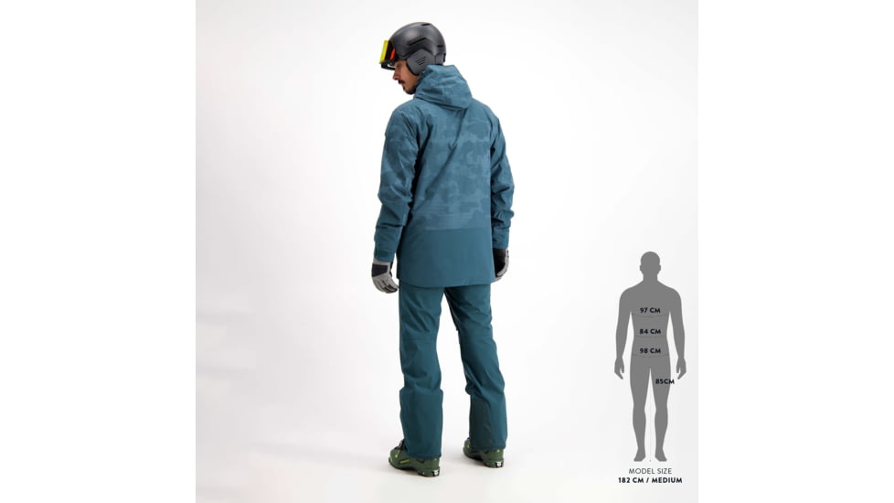 SCOTT Ultimate Dryo Plus Jacket - Mens, Aruba Green Print, Medium, 2918577363007