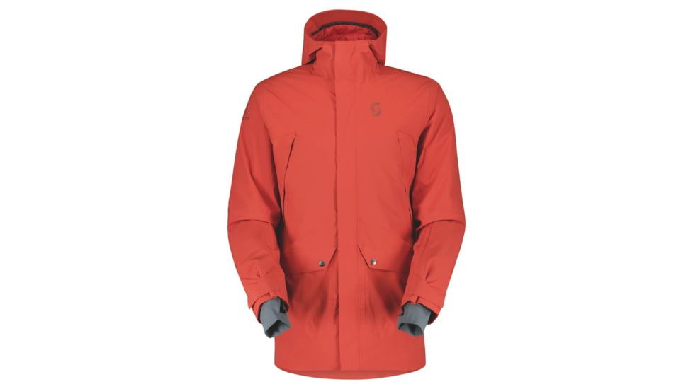 SCOTT Ultimate Dryo Plus Jacket - Mens, Magma Red, Medium, 2918577373007