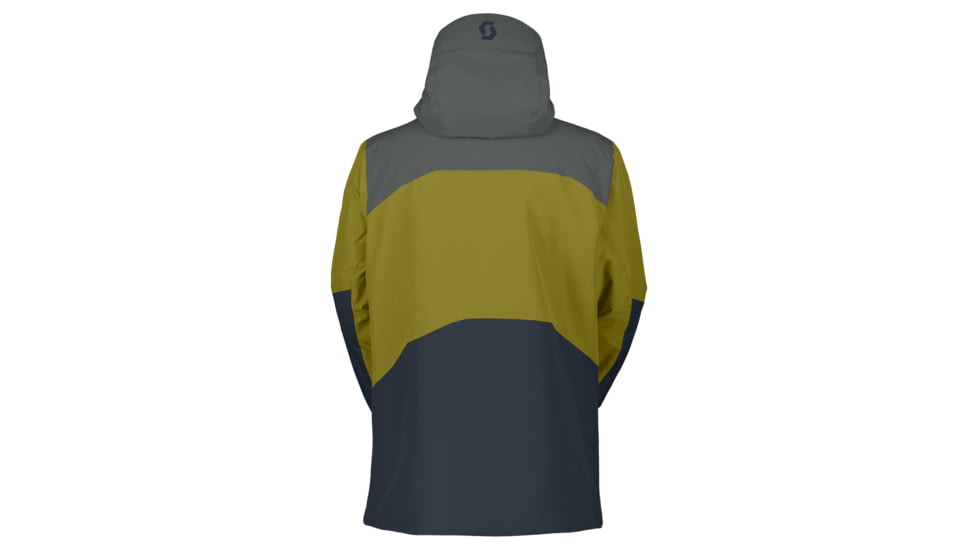 SCOTT Ultimate Dryo Ripstop Jacket - Mens, Shadow Grey/Meadow Green, 2XL, 4198997858014