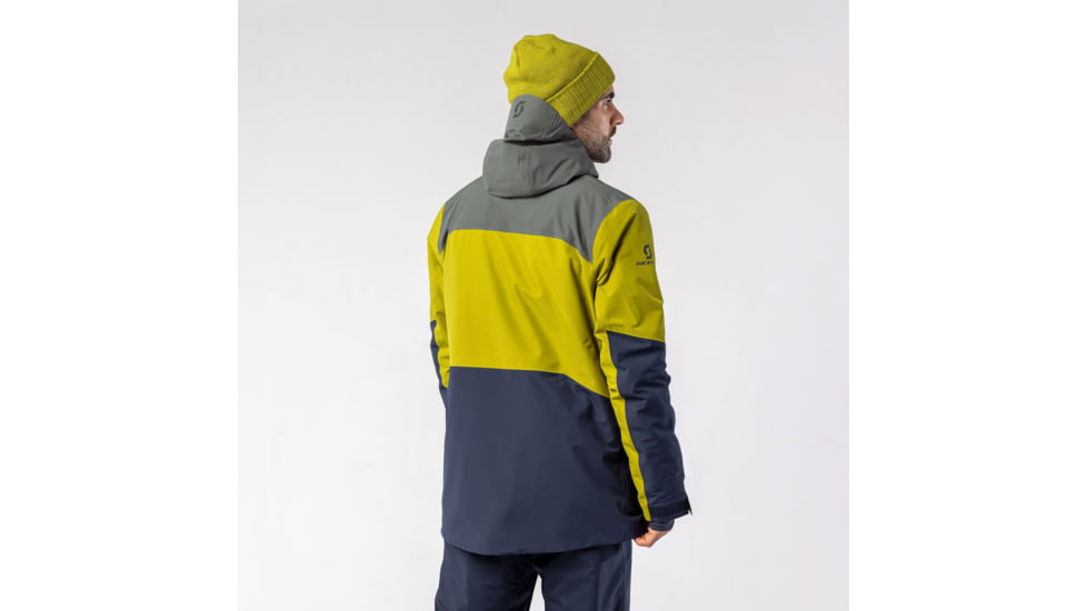 SCOTT Ultimate Dryo Ripstop Jacket - Mens, Shadow Grey/Meadow Green, 2XL, 4198997858014