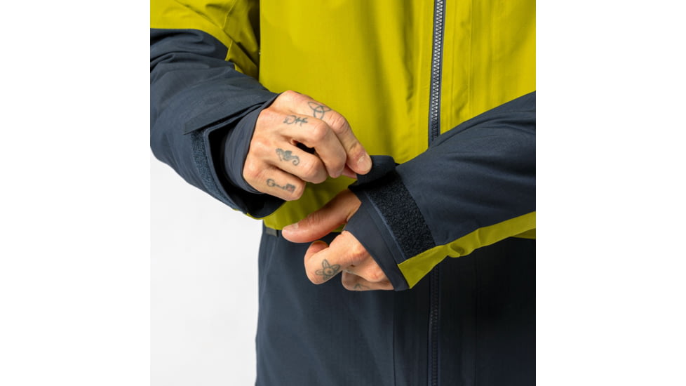 SCOTT Ultimate Dryo Ripstop Jacket - Mens, Shadow Grey/Meadow Green, 2XL, 4198997858014