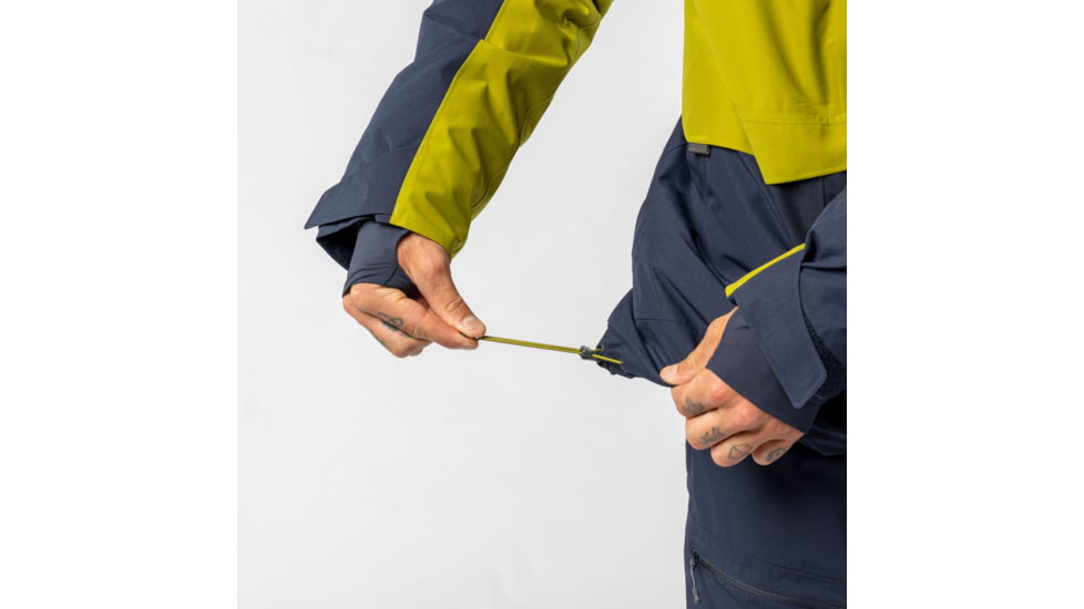 SCOTT Ultimate Dryo Ripstop Jacket - Mens, Shadow Grey/Meadow Green, 2XL, 4198997858014