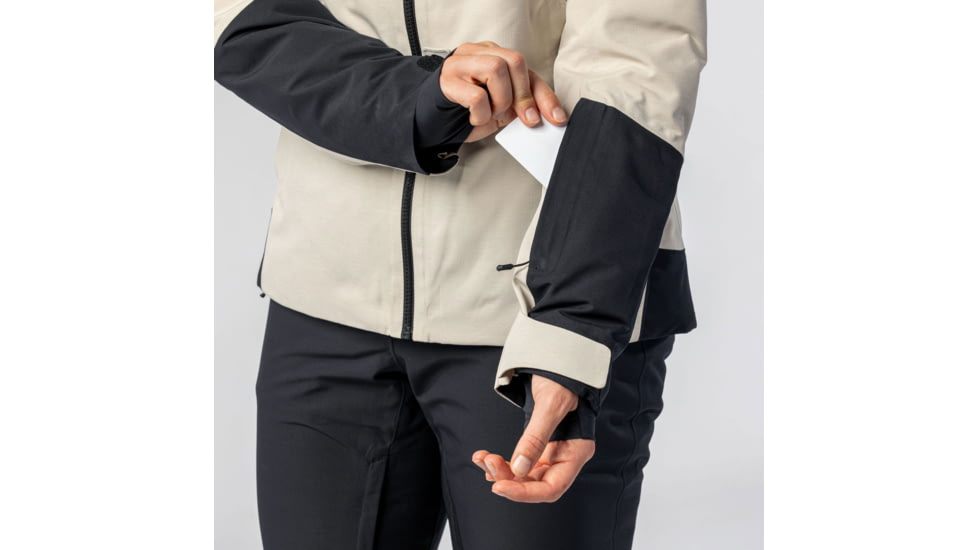 SCOTT Ultimate Dryo Tech Jacket - Womens, Dust White/Black, Large, 4199047681012