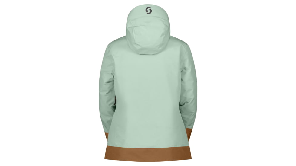 SCOTT Ultimate Dryo Tech Jacket - Womens, Fresh Green/Bread Brown, Small, 4199047873008