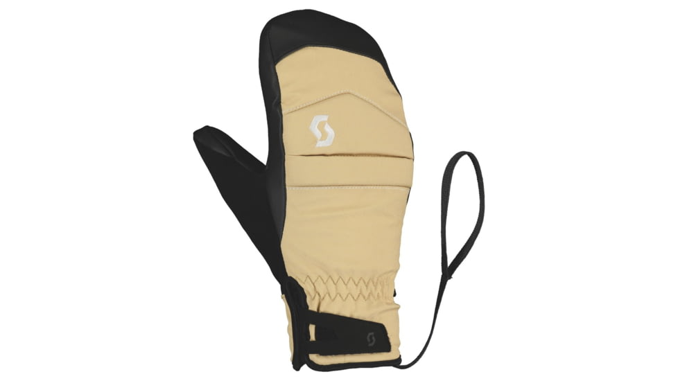 SCOTT Ultimate Hybrid Mittens - Womens, Cream Beige/Black, Medium, 2919077384008
