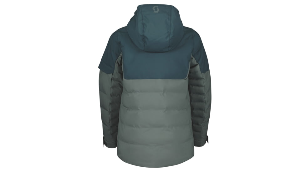 SCOTT Ultimate Insulated Junior Jacket, Aruba Green/Grey Green, Medium, 2777297365007
