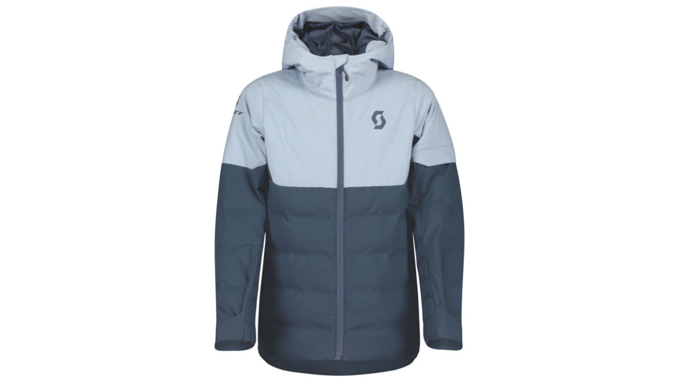 SCOTT Ultimate Insulated Junior Jacket, Glace Blue/Metal Blue, Small, 2777297370006