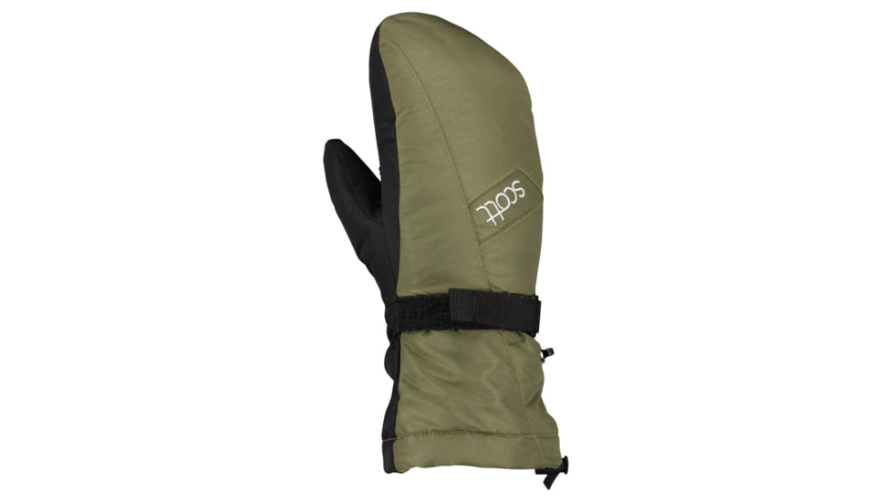 SCOTT Ultimate Warm Mittens - Womens, Fir Green/Black, Large, 2779527386008