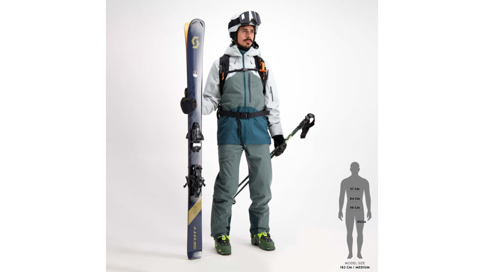 SCOTT Vertic 3L Pants - Mens, Grey Green, Small, 2776825280006