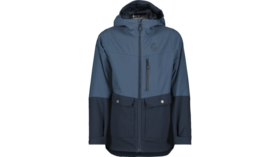 SCOTT Vertic Dryo Junior Jacket, Metal Blue/Dark Blue, Medium, 2918717378007
