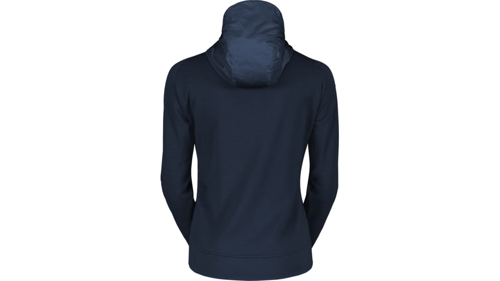 SCOTT Vertic Merino Hoody Jacket - Womens, Metal Blue/Dark Blue, Small, 2918157378007