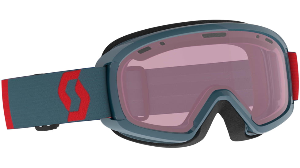 SCOTT Witty Goggle - Junior, Neon Red/Aruba Green/Enhancer, 2718277411004