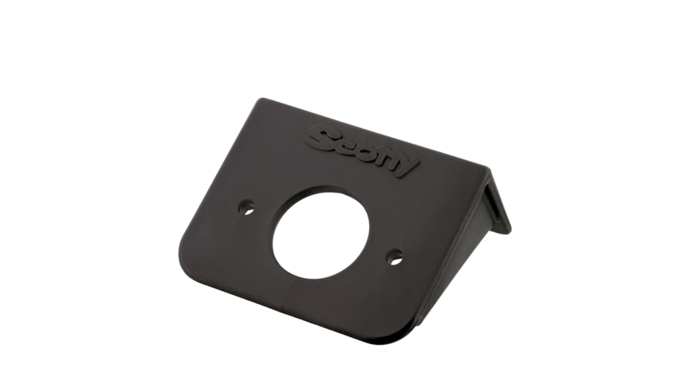 Scotty 2128 Right Angle Receptacle Bracket for  Marinco Downrigger Receptacle, 2128