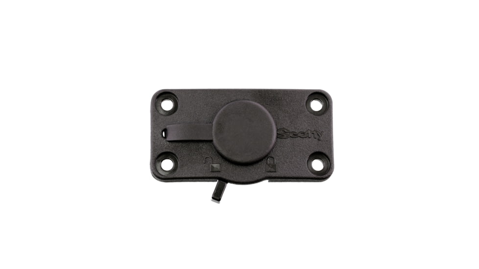 Scotty 244L Locking Flush Deck Mount, Black, 0244L-BK